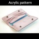 With instruction - Laser cut Acrylic template, long wallet template, A-102 With instruction - Laser cut Acrylic template, long wallet template, A-102