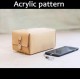 Laser cut Acrylic template, PMMA pattern, tissue case template, A-106