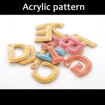 Laser cut Acrylic template, PMMA pattern, 26 alphabet template, A-107
