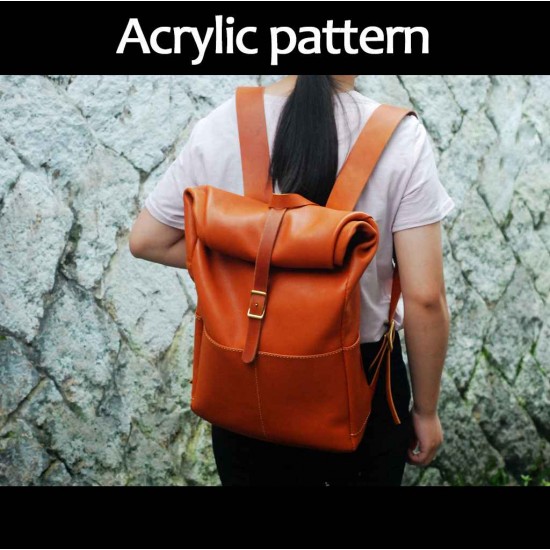 With instruction - Laser cut Acrylic template, backpack pattern, A-110