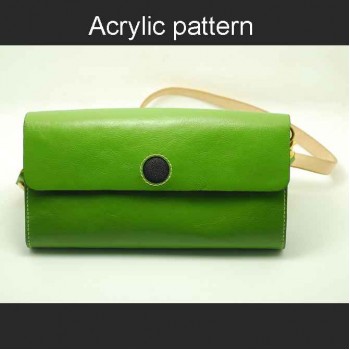 With instruction - Laser cut Acrylic template, sling bag template, A-121