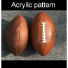 With instruction - Laser cut Acrylic template, American football material kit, A-125