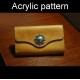 With instruction - Laser cut Acrylic template, long wallet pattern, A-126 With instruction - Laser cut Acrylic template, long wallet pattern, A-126
