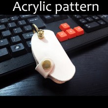 Laser cut Acrylic template, PMMA pattern, key holder template, A-15