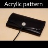 Laser cut Acrylic template, PMMA pattern, long wallet template, A-30