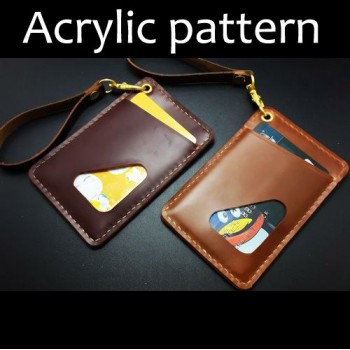 Laser cut Acrylic template, PMMA pattern, card case template, A-34