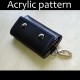 With instrcution - Laser cut Acrylic template, key holder pattern, A-35 With instrcution - Laser cut Acrylic template, key holder pattern, A-35