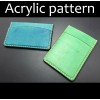 2 in 1 Laser cut Acrylic template, PMMA pattern, name card case sleeve template, A-38