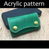 Laser cut Acrylic template, PMMA pattern, key holder template, A-39