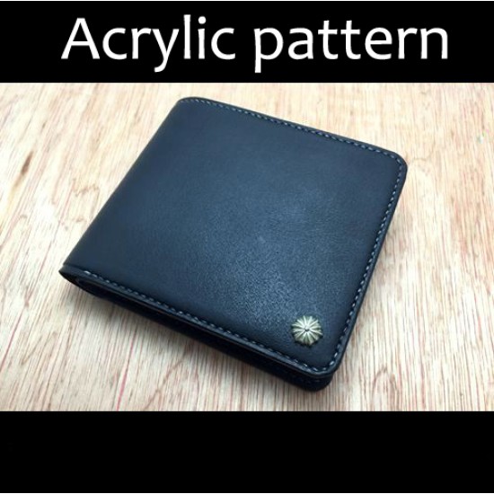 Laser cut Acrylic template, PMMA pattern, short wallet template,A-4 Laser cut Acrylic template, PMMA pattern, short wallet template,A-4