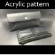 Laser cut Acrylic template, PMMA pattern, long wallet template, A-45 Laser cut Acrylic template, PMMA pattern, long wallet template, A-45