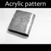Laser cut Acrylic template, PMMA pattern, short wallet template, A-51