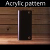 Laser cut Acrylic template, PMMA pattern, long wallet template, A-54