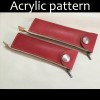 Laser cut Acrylic template, PMMA pattern, pencil case template, A-60