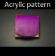Laser cut Acrylic template, PMMA pattern, short wallet template, A-78