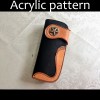 Laser cut Acrylic template, PMMA pattern, long wallet template, A-79