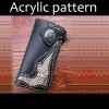 Laser cut Acrylic template, PMMA pattern, long wallet template, A-84