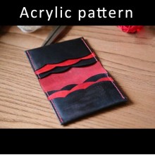 Laser cut Acrylic template, PMMA pattern, card case template, A-88 Laser cut Acrylic template, PMMA pattern, card case template, A-88