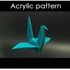 With instruction - Laser cut Acrylic template,leather crane template, A-92