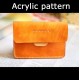With instruction - Laser cut Acrylic template, card case passport sleeve pattern, A-98