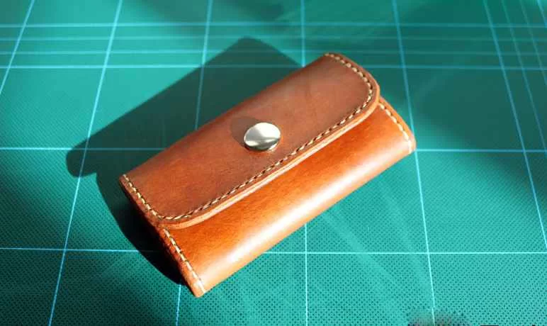 Women Leather Key Wallet Pattern Leather Pattern Leather Craft