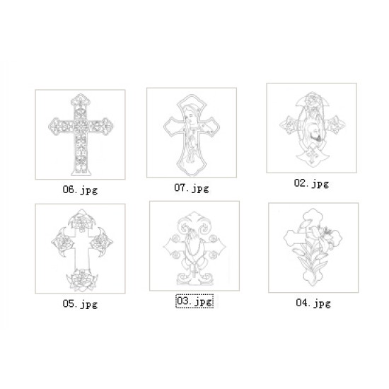 Free download Crossing carving pattern No.20