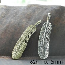 leather ornament pendant, leather traveler notebook decoration feather leather ornament pendant, leather traveler notebook decoration feather