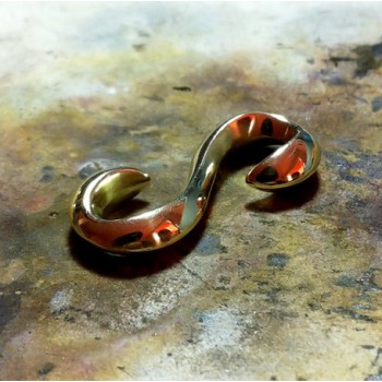 Concho button - Copper S Hook - Bracelet Accessory - Key Hook- Leathercraft Supplies- Leather craft Ornament Decoration