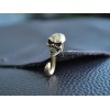 Concho button - Copper Skull Hook - Bracelet Accessory - Key Hook- Leathercraft Supplies- Leather craft Ornament Decoration