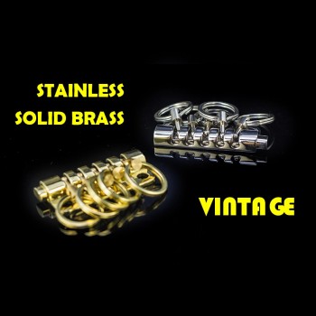 Very high quality Key rings key hooks, solid brass and stainless steel material