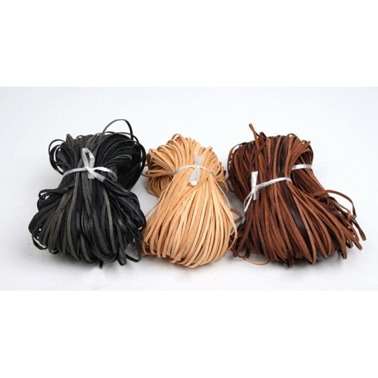 Leather lacing cord leather strip leather rope