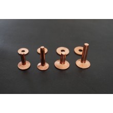 Red copper solid brass permanence Rivets & Burrs 50 per pk. Red copper solid brass permanence Rivets & Burrs 50 per pk.
