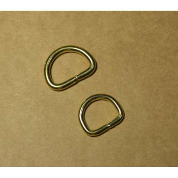 8pc/lot Solid brass D-ring 20mm, 26mm
