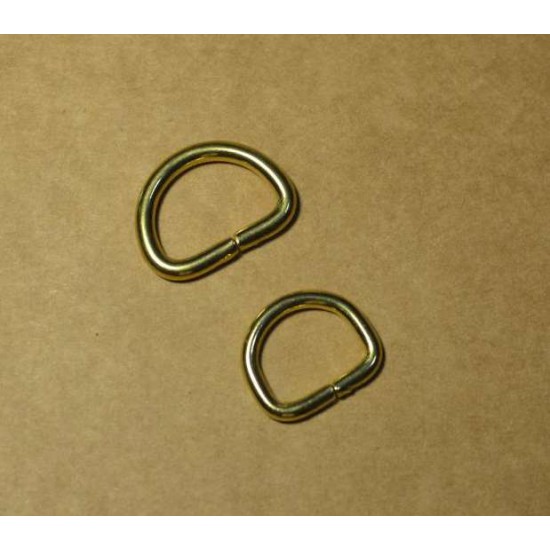 8pc/lot Solid brass D-ring 20mm, 26mm