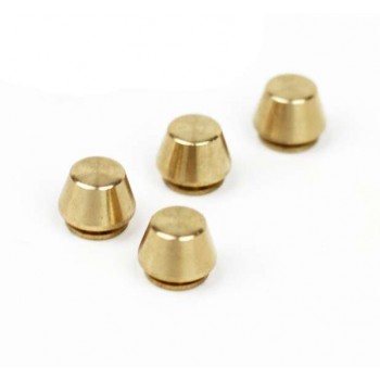50pc/lot Solid brass bucket foot nail 10mm, 12mm, with screw