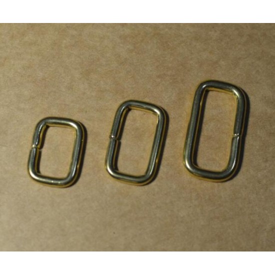 8pc/lot Solid brass square ring, 21mm, 26mm, 33mm 8pc/lot Solid brass square ring, 21mm, 26mm, 33mm