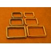 8pc/lot, Gold and silver kirsite Square ring, inner diameter 20mm, 26mm, 35mm