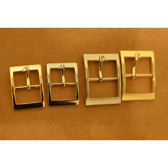 8pc/lot, Gold and silver kirsite strap buckle, inner diameter 20mm, 25mm