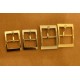 8pc/lot, Gold and silver kirsite strap buckle, inner diameter 20mm, 25mm