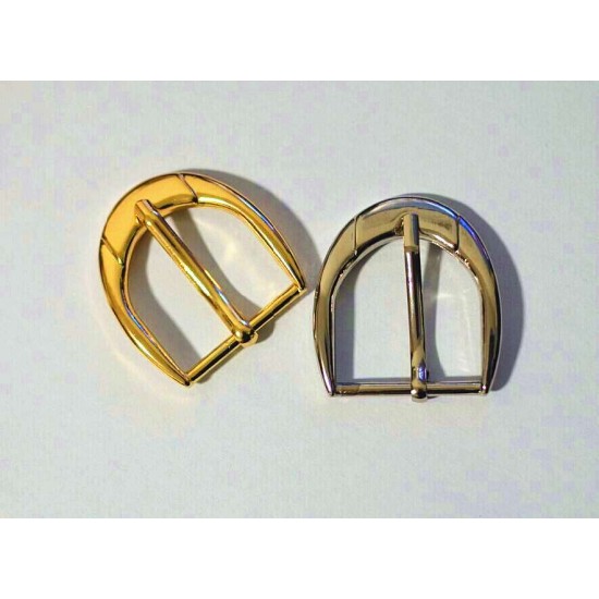 8pc/lot, Gold and silver kirsite Heel Bar Buckle, inner diameter 3cm, Y1402-30mm