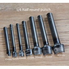 1/4 round punch, 10mm-40mm, very sharp, cut leather easily 1/4 round punch, 10mm-40mm, very sharp, cut leather easily