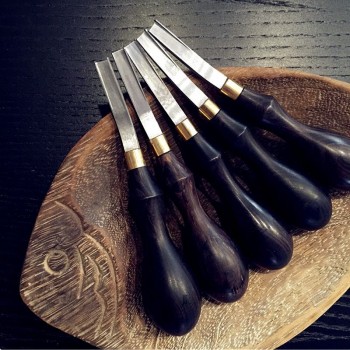 Leather working tool, French edger, edge beveler, edge skiver, edge thinner, very sharp