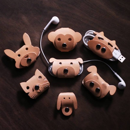 7 in 1 animals cable winder leather dies