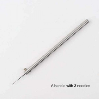 leather crochet hook, leather hook needle, bag repair, return stitches by hand