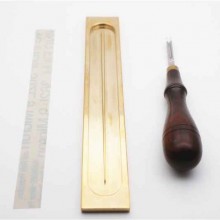 Edge skiver edge beveler polisher burnisher 