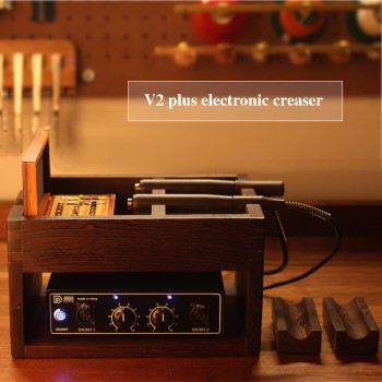 Electronic leathercraft creaser, Hermes using