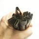 2mm leather punch tool, leather belt punch, Oval shape punches