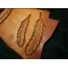 leather feather mold mould hot stamp Leather stamp Logo stamp leathercraft tools leather craft tools leather working tools leather tools