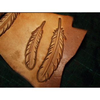 leather feather mold mould hot stamp Leather stamp Logo stamp leathercraft tools leather craft tools leather working tools leather tools