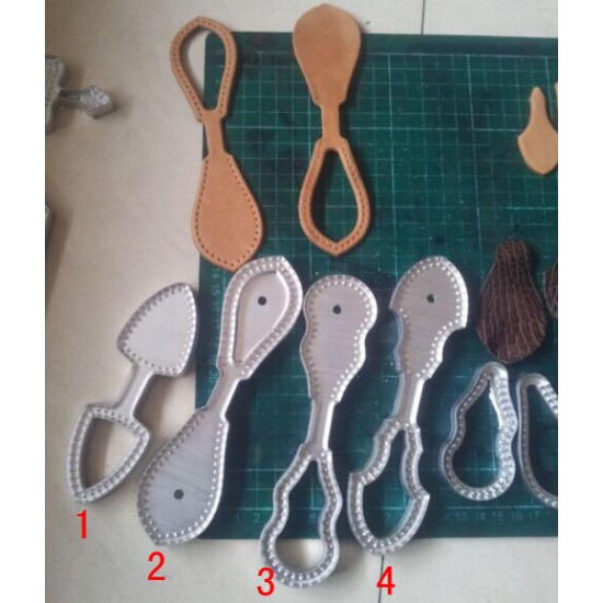 Leather craft tool, press tool, leather key holder die, leather belt die